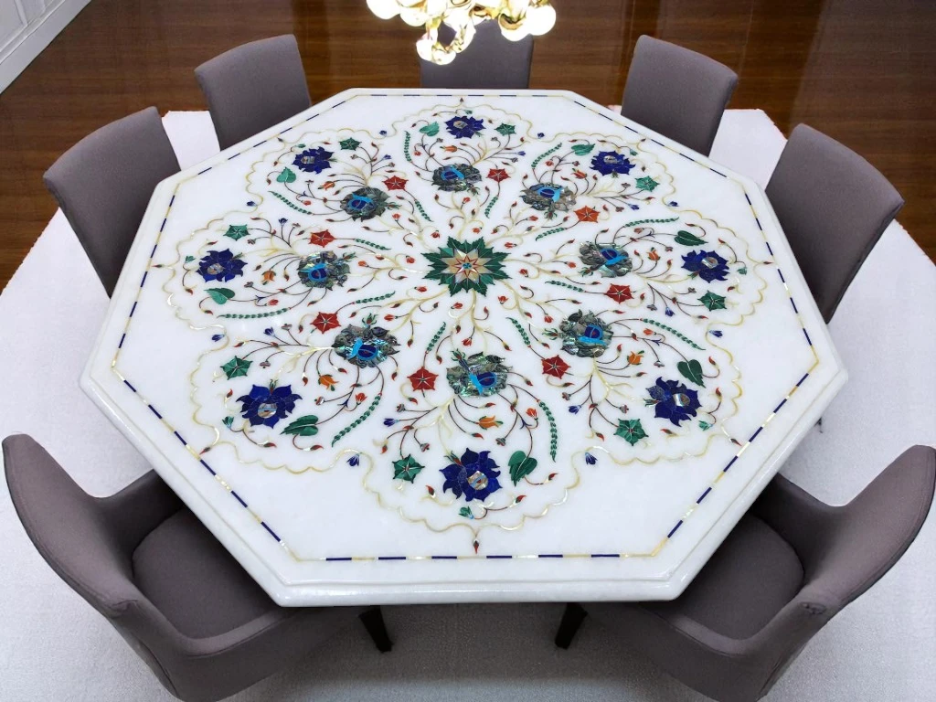 Octagonal Marble Coffee Table for Your Home